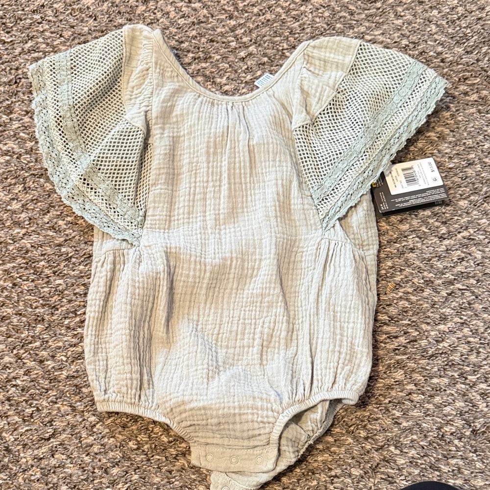 Kids Light Green Bodysuit
